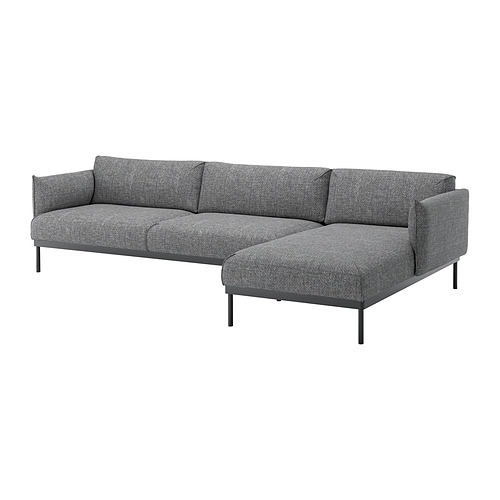 ÄPPLARYD, sofá 4 plazas con chaiselongue. 2 de 12 abrir diálogo