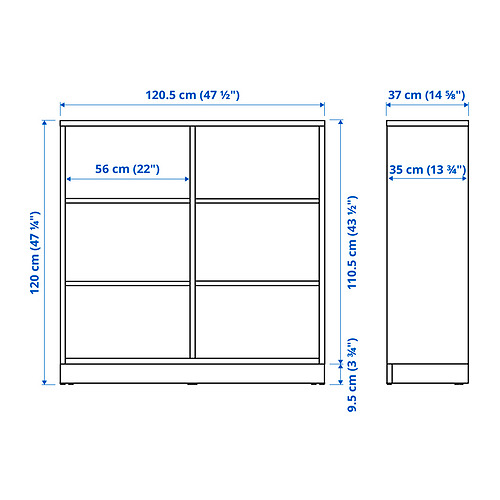 TONSTAD, shelving unit. 5 of 5 open dialog