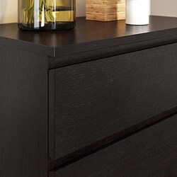 Measurement Illustration - MALM chest of 6 drawers