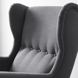 Measurement Illustration - STRANDMON wing chair