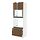 Select colour variation: white/Tistorp brown walnut effect