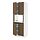 Select colour variation: white/Tistorp brown walnut effect