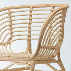 Measurement Illustration - BUSKBO armchair with cushion