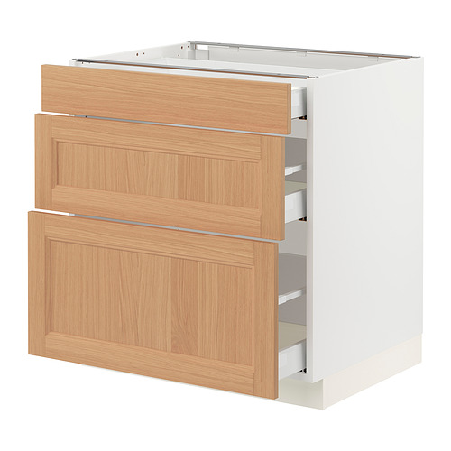 SEKTION / MAXIMERA, base cabinet with 3 drawers. 1 of 3 open dialog