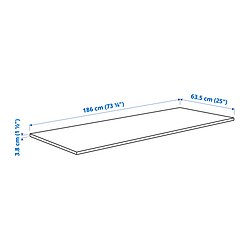Ilustración de medidas - KARLBY encimera
