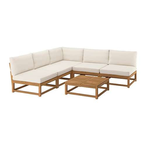 NÄMMARÖ, 4-seat conversation set, outdoor. 1 of 7 open dialog