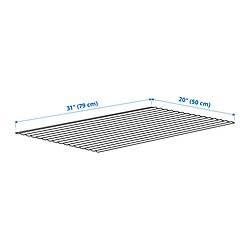 Measurement Illustration - UPPDATERA drawer mat