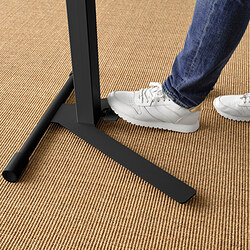 Measurement Illustration - MITTZON laptop table with castors