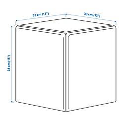 Measurement Illustration - KONSTRUNDA stool