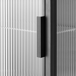 MOSSJÖN mueble de almacenaje con vitrina