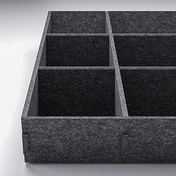 Measurement Illustration - UPPDATERA adjustable organizer for drawer