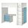 Select colour variation: White / blue