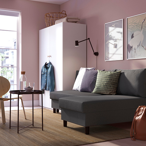 ÄLVDALEN, 3 seat sofa bed with chaise. 4 of 8 open dialog