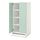 Select colour variation: white light green/with 3 shelves, 23 5/8x25 5/8x53 1/2 "