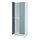 Select colour variation: white blue/with 2 clothes rails, 23 5/8x25 5/8x77 1/8 "