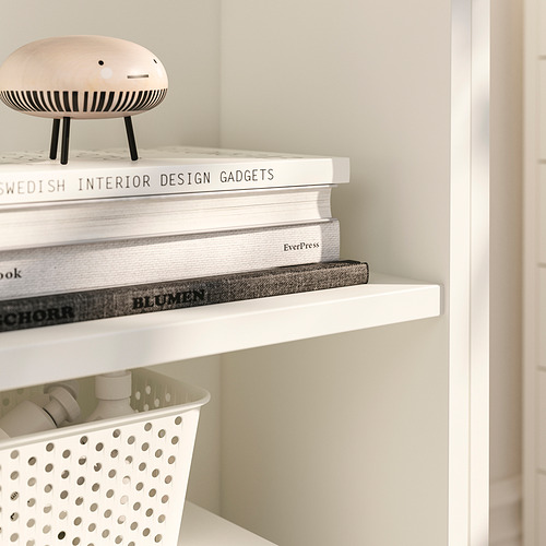 Measurement Illustration - BILLY bookcase with foldable table