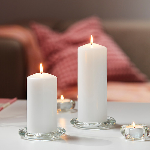 FENOMEN, unscented pillar candle. 2 of 4 open dialog