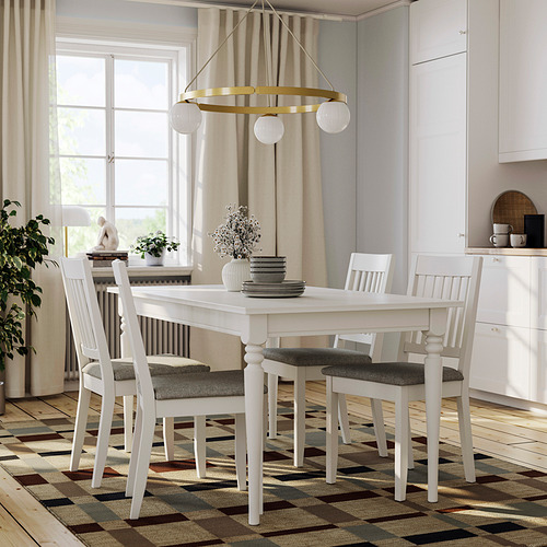 ROSENTORP / NÄSINGE, Extendable dining table and 4 chairs. 3 of 10 open dialog