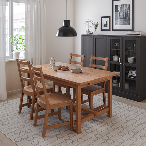 NORDVIKEN, extendable dining table. 2 of 5 open dialog