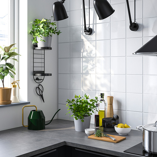SKUGGRÖNA, wall-mounted plant stand. 2 of 6 open dialog