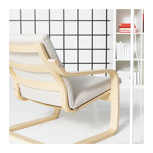 POÄNG, sillón con respaldo bajo. 3 de 7 abrir diálogo