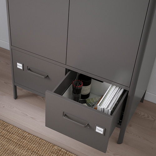 IDÅSEN, cabinet with doors and drawers. 6 of 8 open dialog