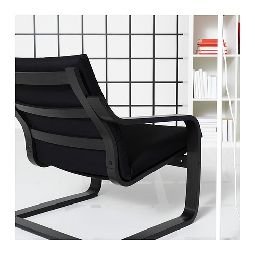 POÄNG, sillón con respaldo bajo. 3 de 8 abrir diálogo