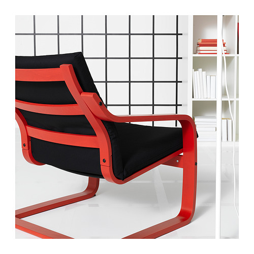 POÄNG, sillón con respaldo bajo. 3 de 7 abrir diálogo