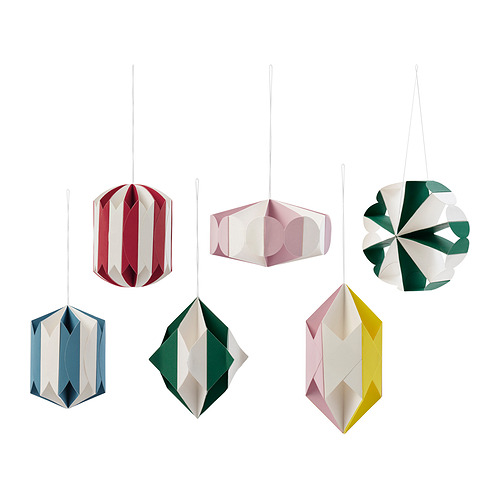 VINTERFINT, tree ornament set of 6. 1 of 3 open dialog