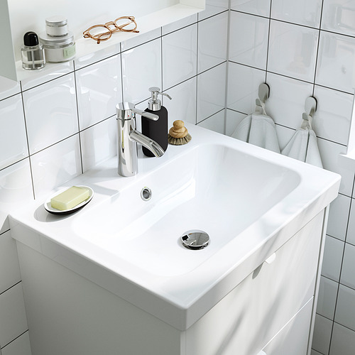 HAVBÄCK / ORRSJÖN, sink cabinet with drawers and DALSKÄR tap. 6 of 7 open dialog