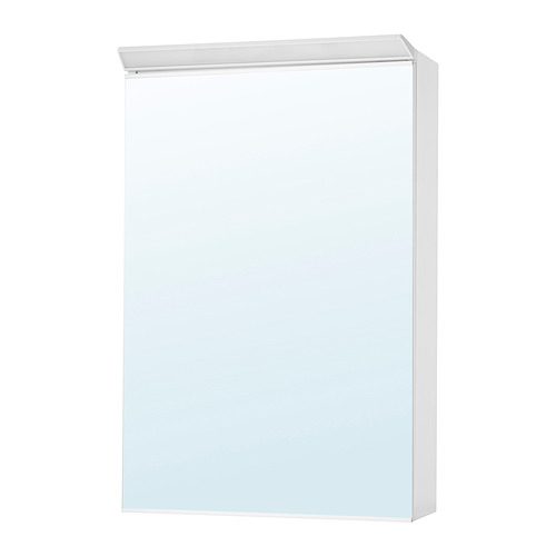 TREASJÖN, mirror cabinet with 1 door & integrated light,. 1 of 6 open dialog