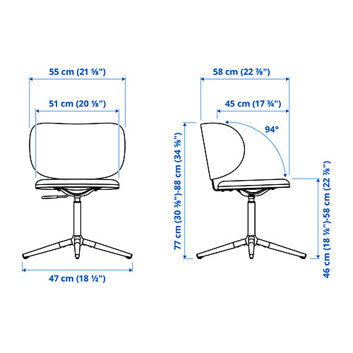 VITTSJÖ / KRYLBO, escritorio y silla. 9 de 10 abrir diálogo