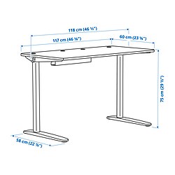 Measurement Illustration - RELATERA desk