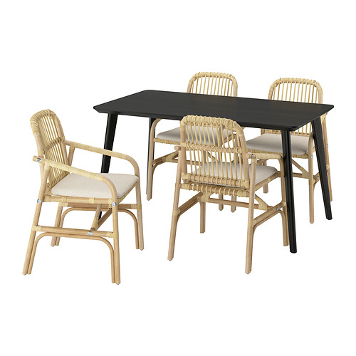 LISABO / SALNÖ, table and 4 chairs. 1 of 8 open dialog