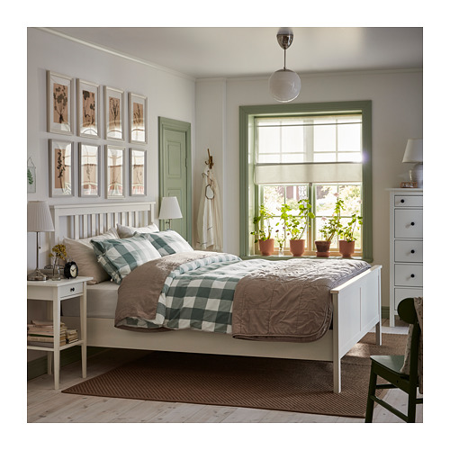 HEMNES, Full bed with mattress. 4 of 16 open dialog