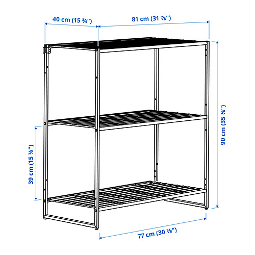 JOSTEIN, shelving unit. 4 of 4 open dialog