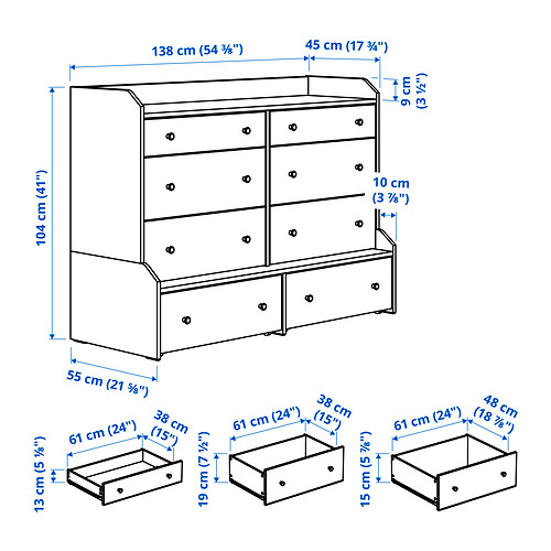 HAUGA, dresser. 9 of 9 open dialog