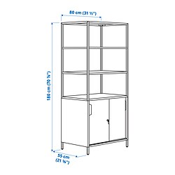 Ilustración de medidas - TROTTEN armario puertas correderas