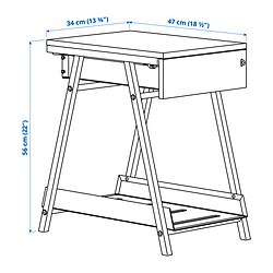 Ilustración de medidas - TROTTEN cajonera