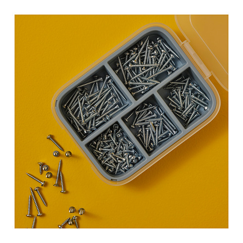 TRIXIG, 200-piece wood screw set. 5 of 5 open dialog