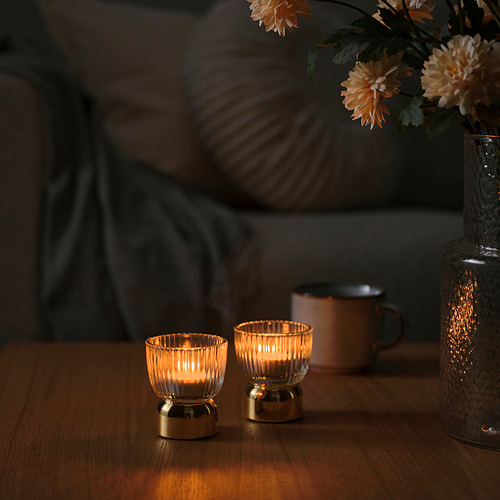 KUNGSTÄRNA, tealight holder. 2 of 5 open dialog