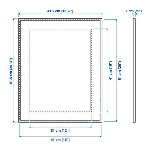 Measurement Illustration - LOMVIKEN frame
