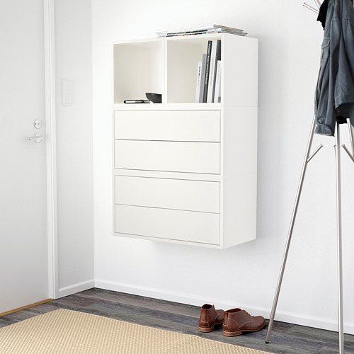 EKET, wall mounted cabinet with drawers. 2 of 4 open dialog