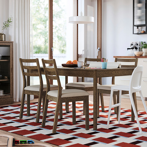 TONSTAD / TONSTAD, table and 4 chairs. 2 of 8 open dialog