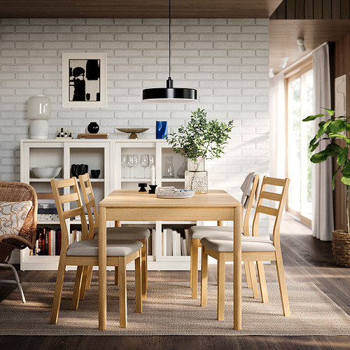 TONSTAD, extendable table and 4 chairs. 2 of 9 open dialog