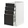 Select colour variation: white/Nickebo matte anthracite