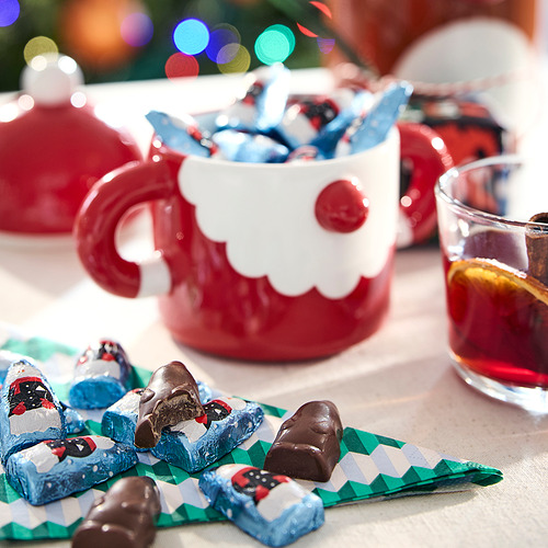 VINTERSAGA, bag of milk chocolate snowmen. 2 of 4 open dialog