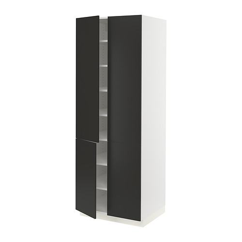 SEKTION, high cabinet with shelves/4 doors. 1 of 4 open dialog