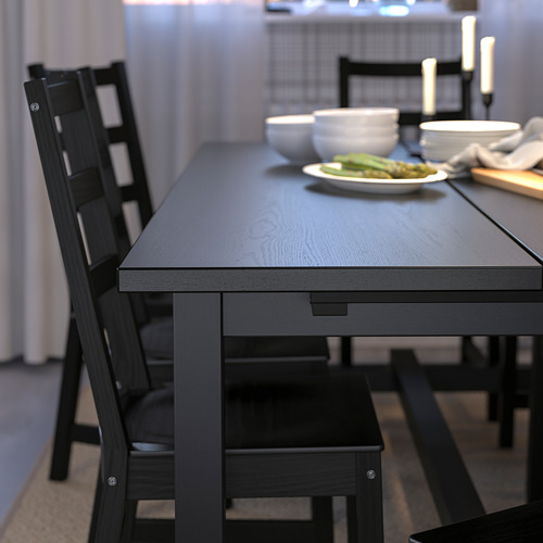 NORDVIKEN / NORDVIKEN, table and 6 chairs. 7 of 10 open dialog