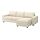 Variación actual: con reposabrazos anchos/Knäbäck beige claro